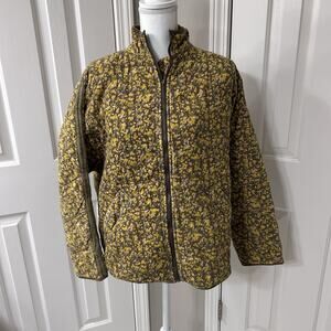 In Loom Jacket Brown/yellow Ladies